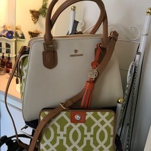 Heyward Alljoy Satchel by Spartina 449 and Wallet